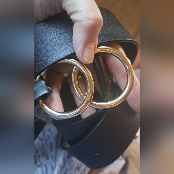 Ladies I.N.C. International Concepts Double Circle Belt, Created for Macy's Med - Picture 4 of 7